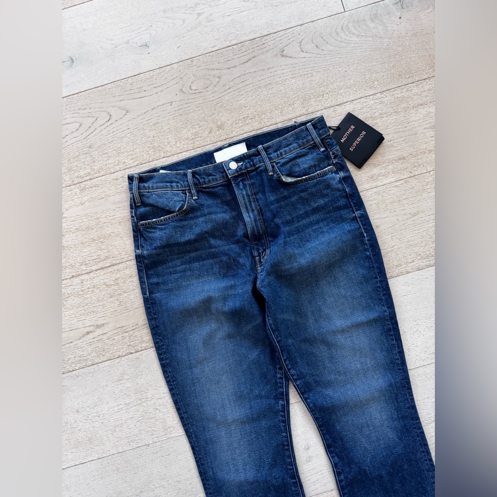 NWT MOTHER denim The Hustler Ankle Fray in Dirty Mary 34 - Picture 8 of 12